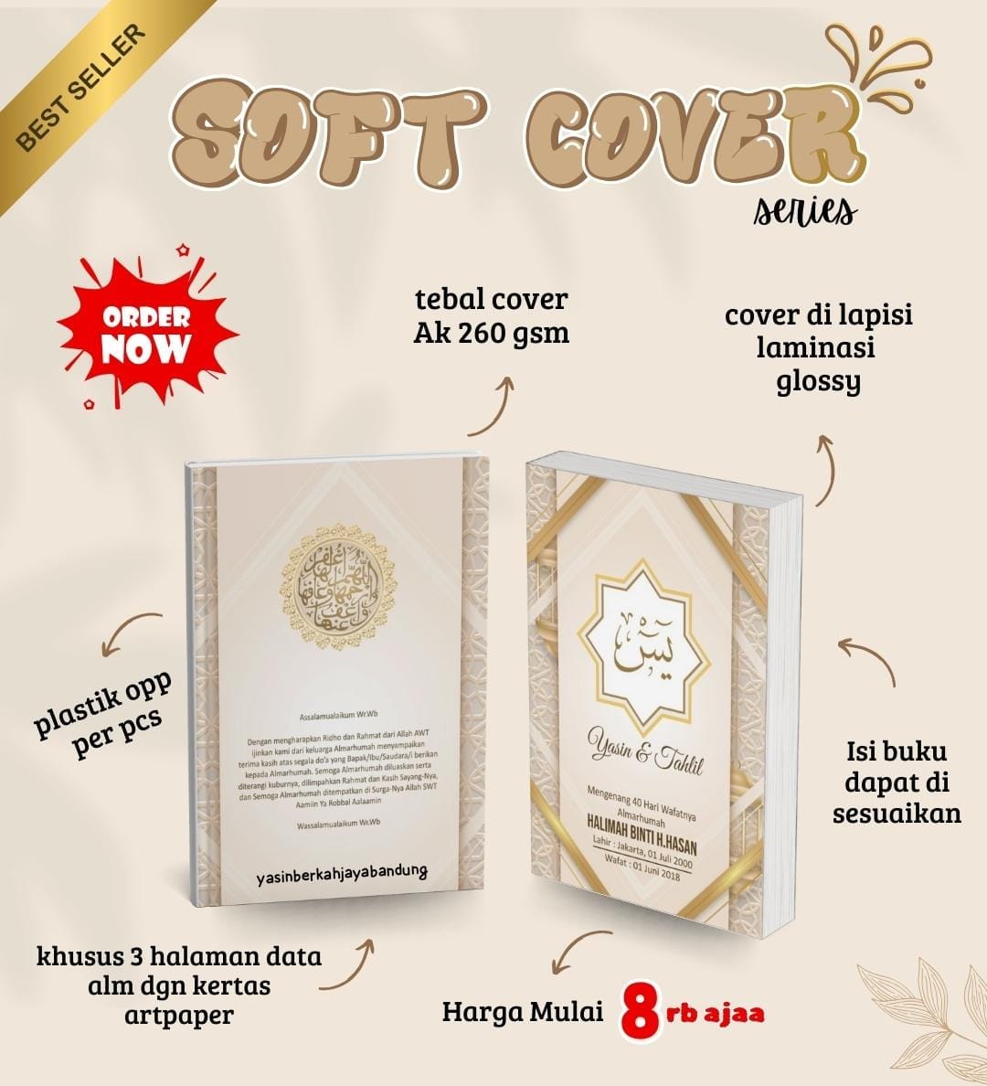 Custom Softcover #2 | Buku Yasin dan Tahlil - Image 5