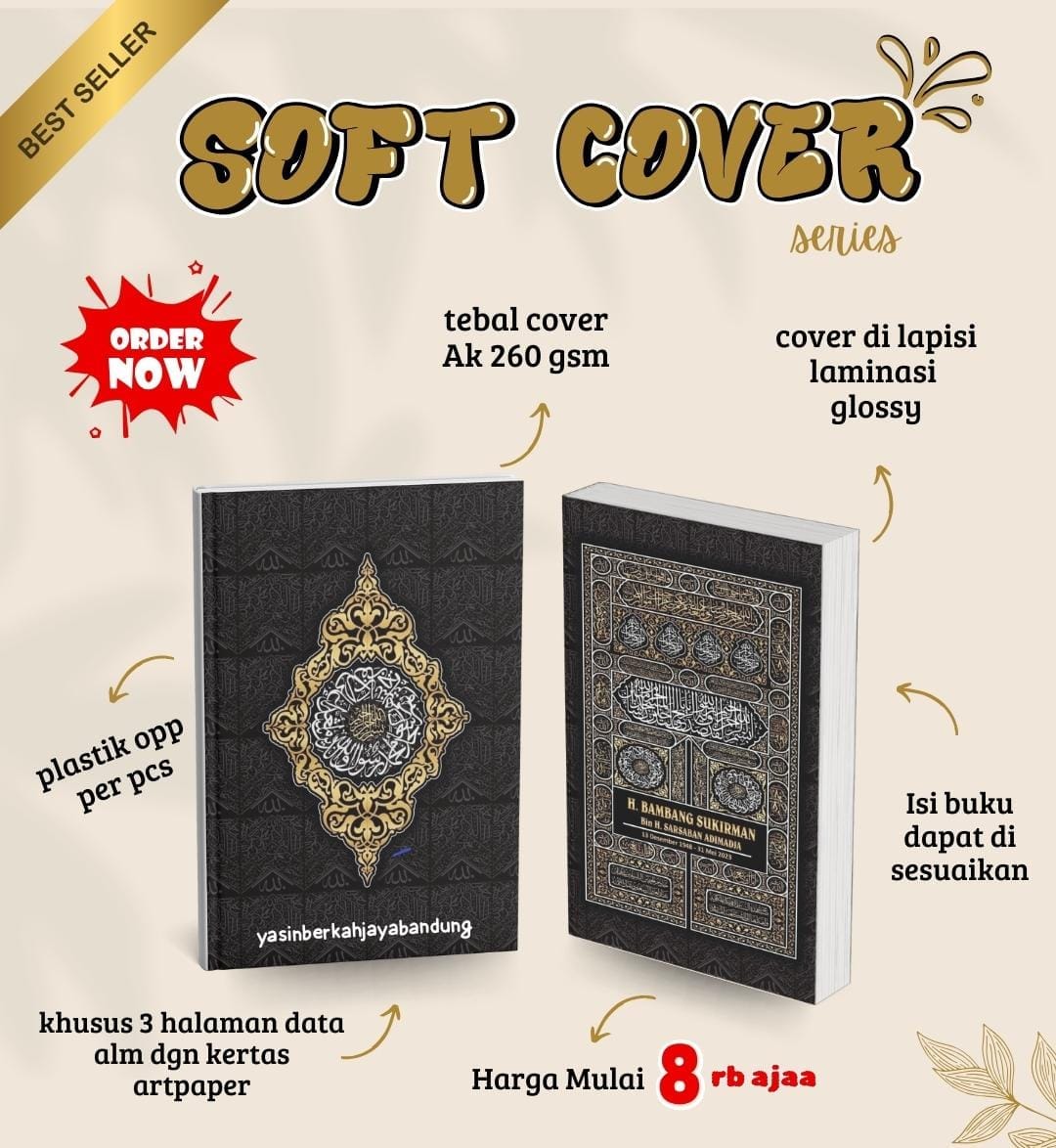 Custom Softcover #4 | Buku Yasin dan Tahlil